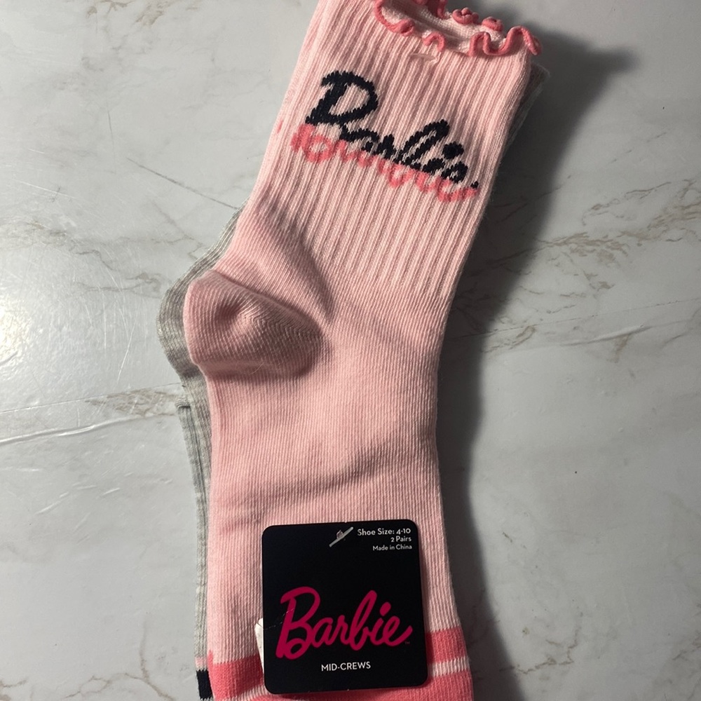 Barbie mid crew socks